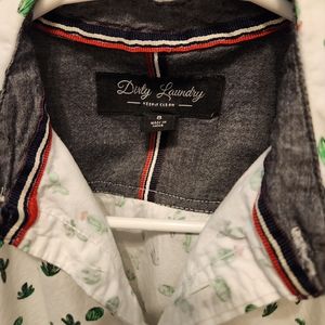 Dirty Laundry Cactus Shirt Boys size 8